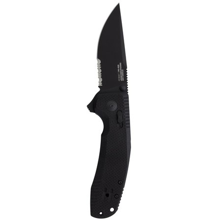 Sog TAC XR Blackout Partially Serrated SOG-12-38-03-41